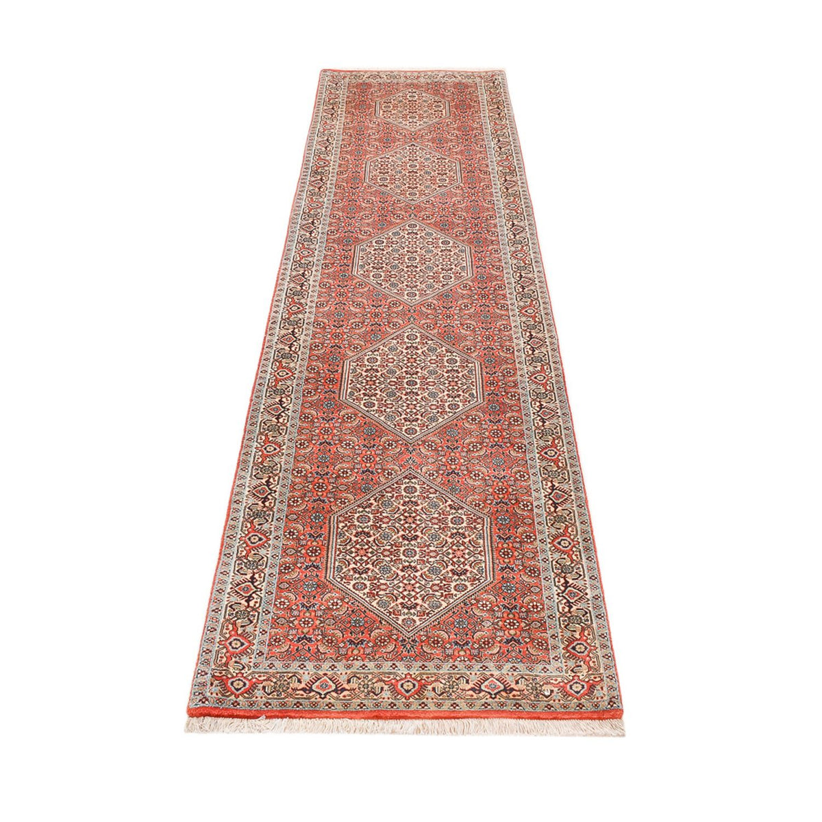 Runner Perser Rug - Bidjar - 308 x 79 cm - rust