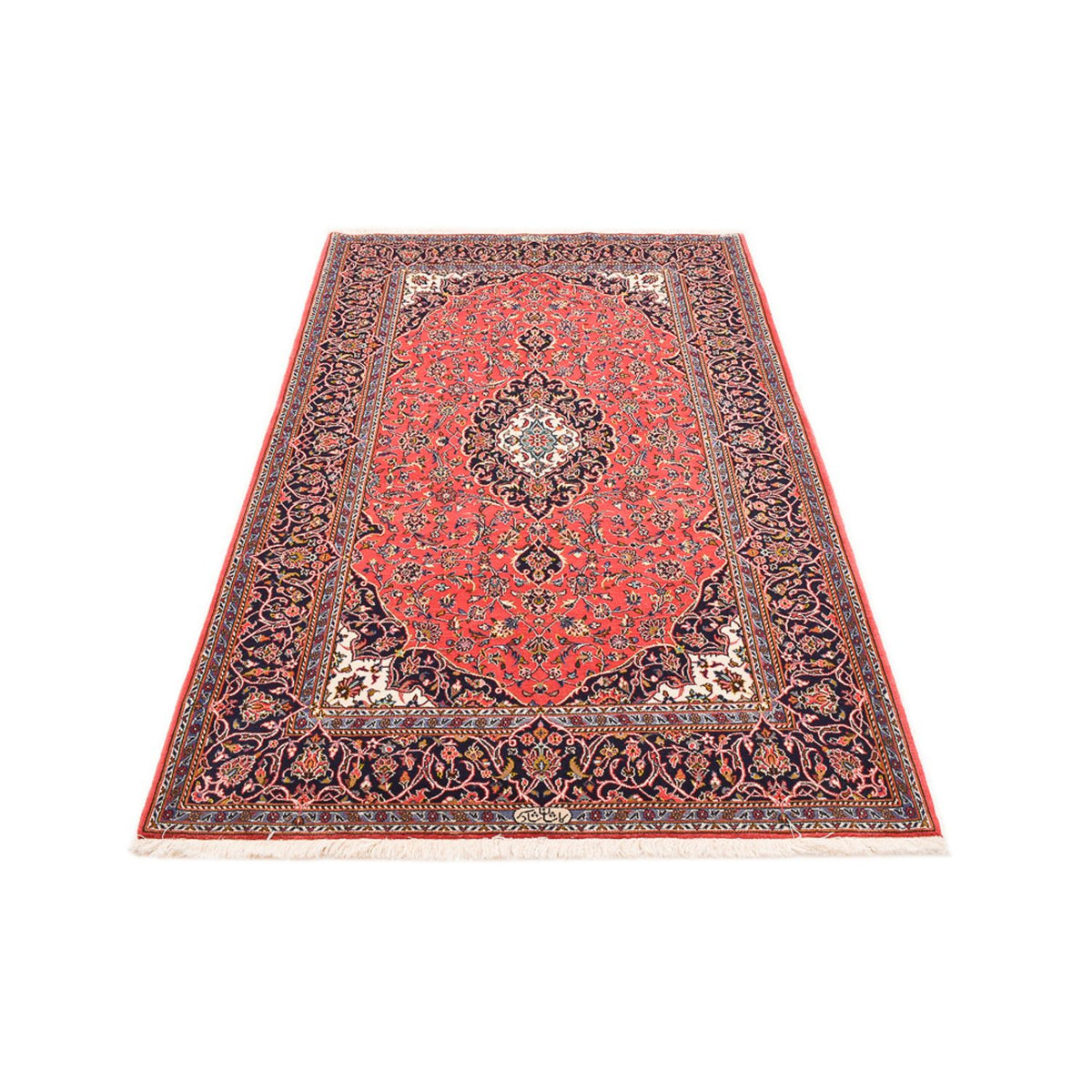 Perser Rug - Keshan - 222 x 142 cm - light red