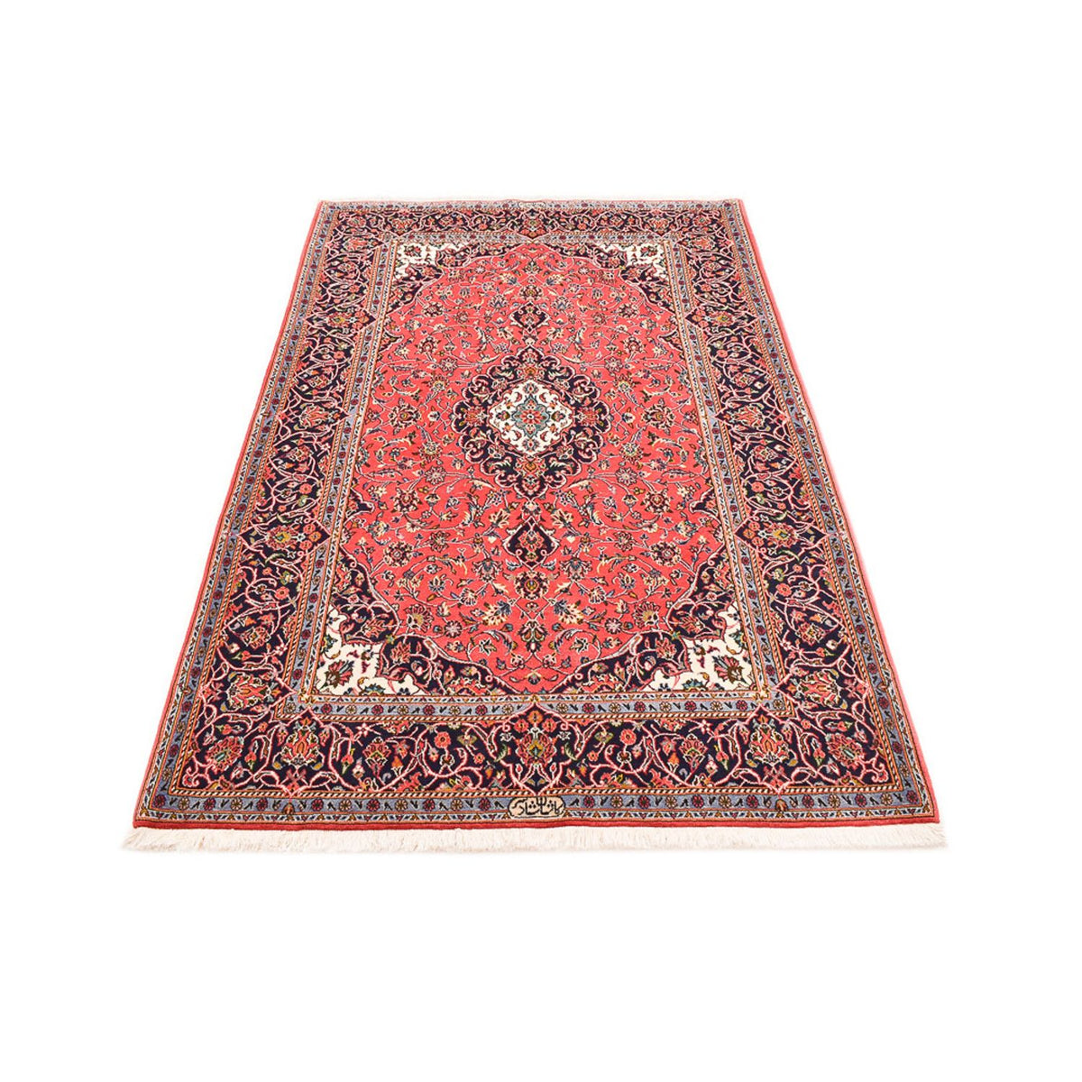Perser Rug - Keshan - 217 x 138 cm - light red