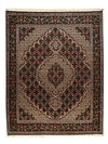 Tabriz - 40 Raj Rug 151x200cm - Persian Rugs - Rectangle / Dark Brown / 151 x 200 cm Rectangle