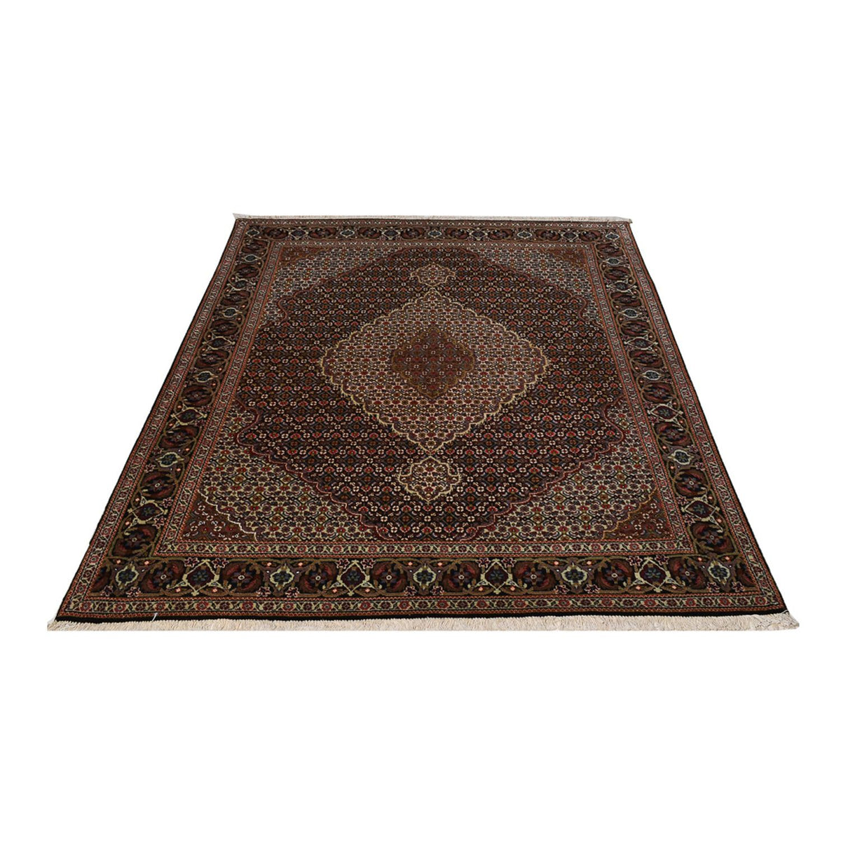 Perser Rug - Tabriz - Royal - 195 x 150 cm - dark brown
