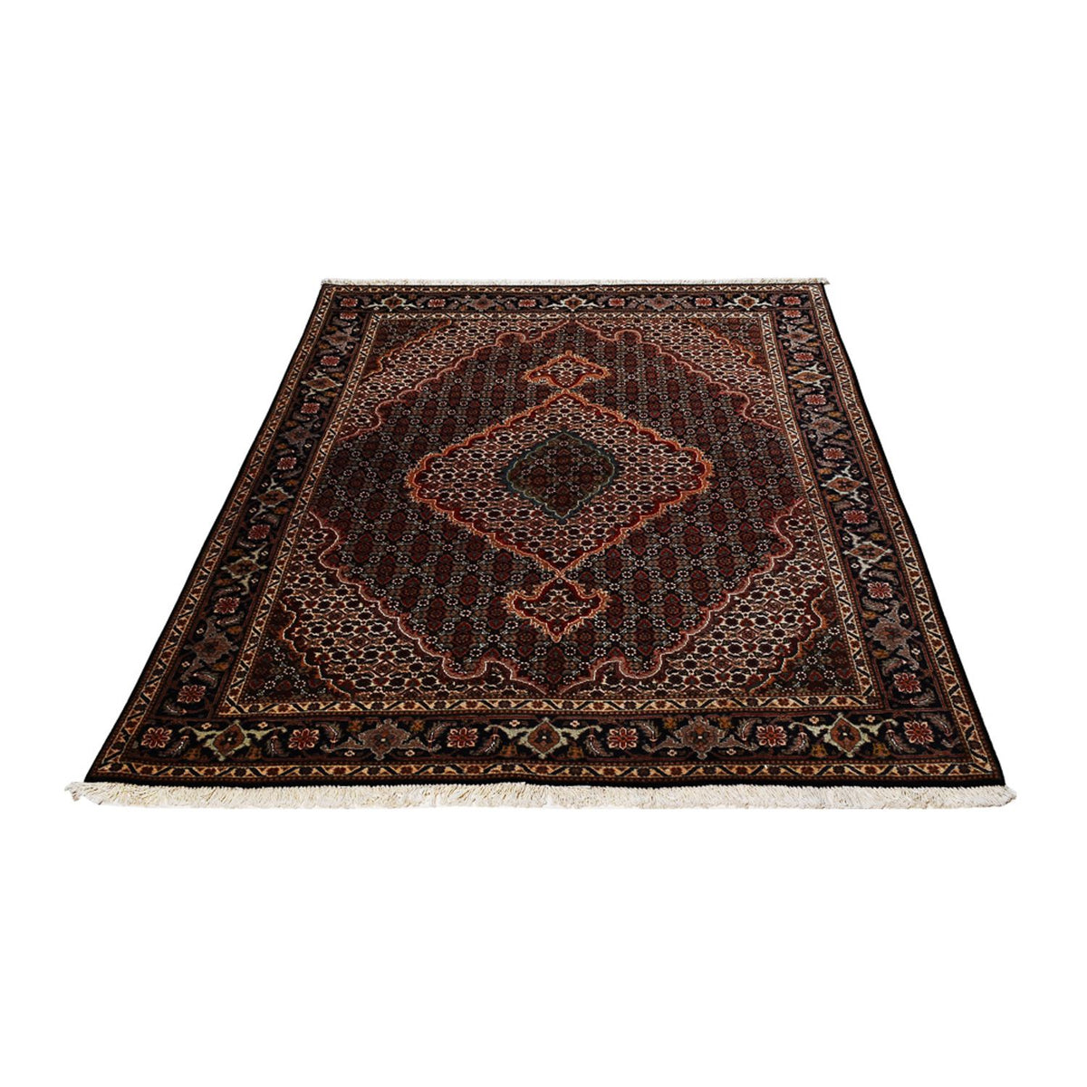 Perser Rug - Tabriz - Royal - 198 x 150 cm - dark brown