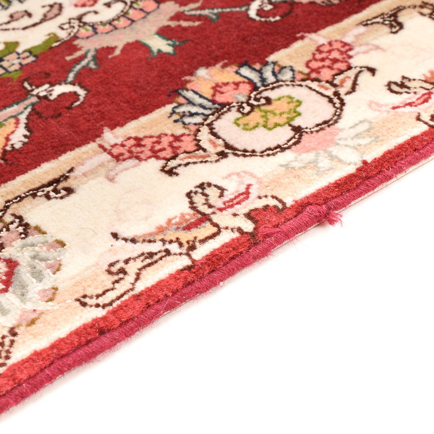 Tabriz - 50 Raj Rug 90x60cm - Persian Rugs