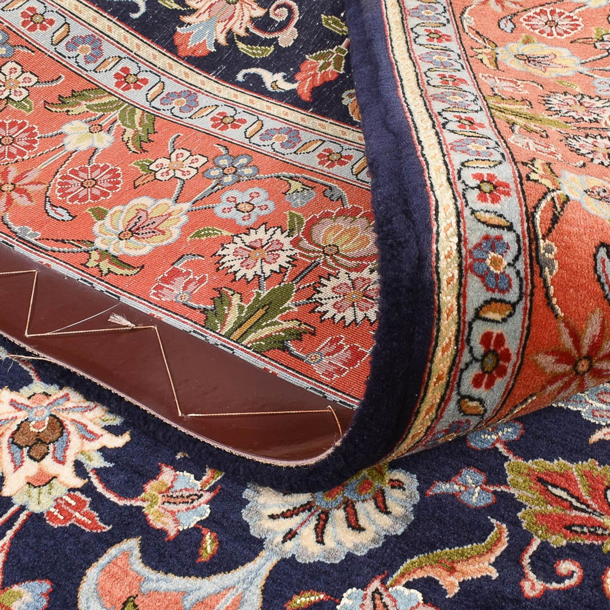 Perser Rug - Ghom - Royal - 202 x 141 cm - dark blue