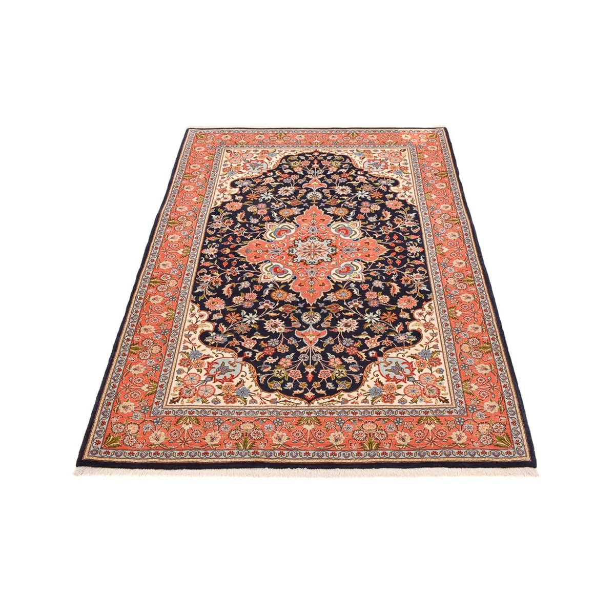 Perser Rug - Ghom - Royal - 202 x 141 cm - dark blue