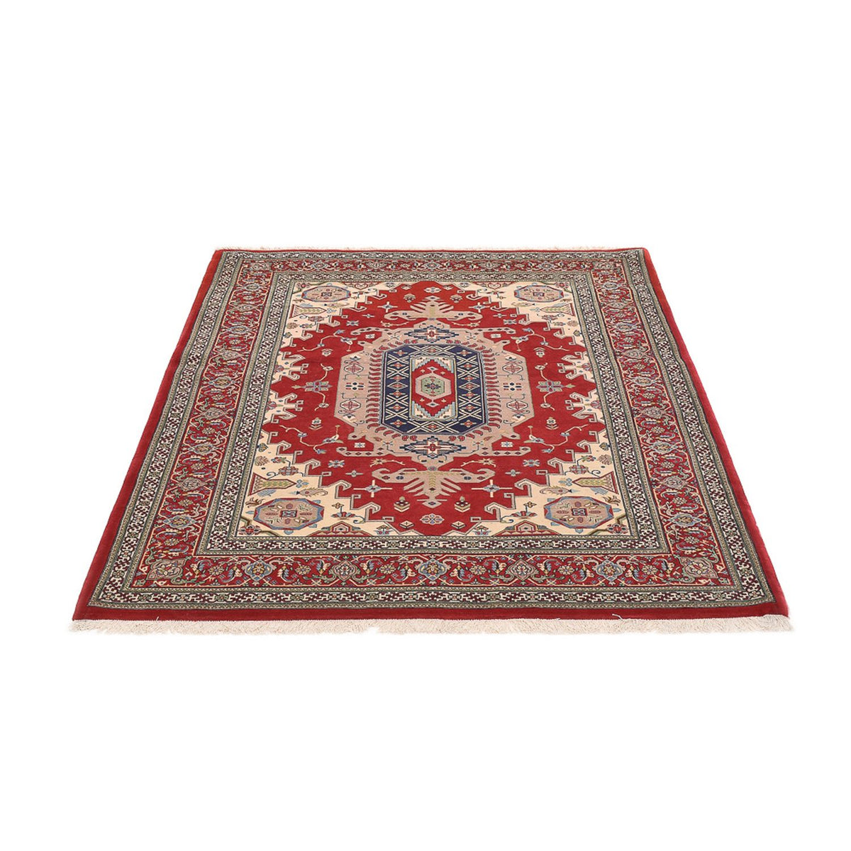 Perser Rug - Ghom - Royal - 204 x 132 cm - red