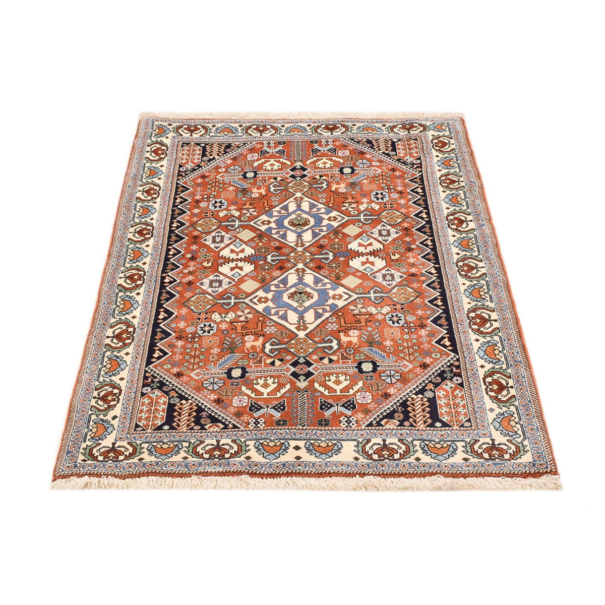 Gabbeh Rug - Kashkuli Perser - 150 x 109 cm - multicolored