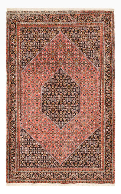 Bidjar - Zanjan Rug 157x255cm - Persian Rugs - rust