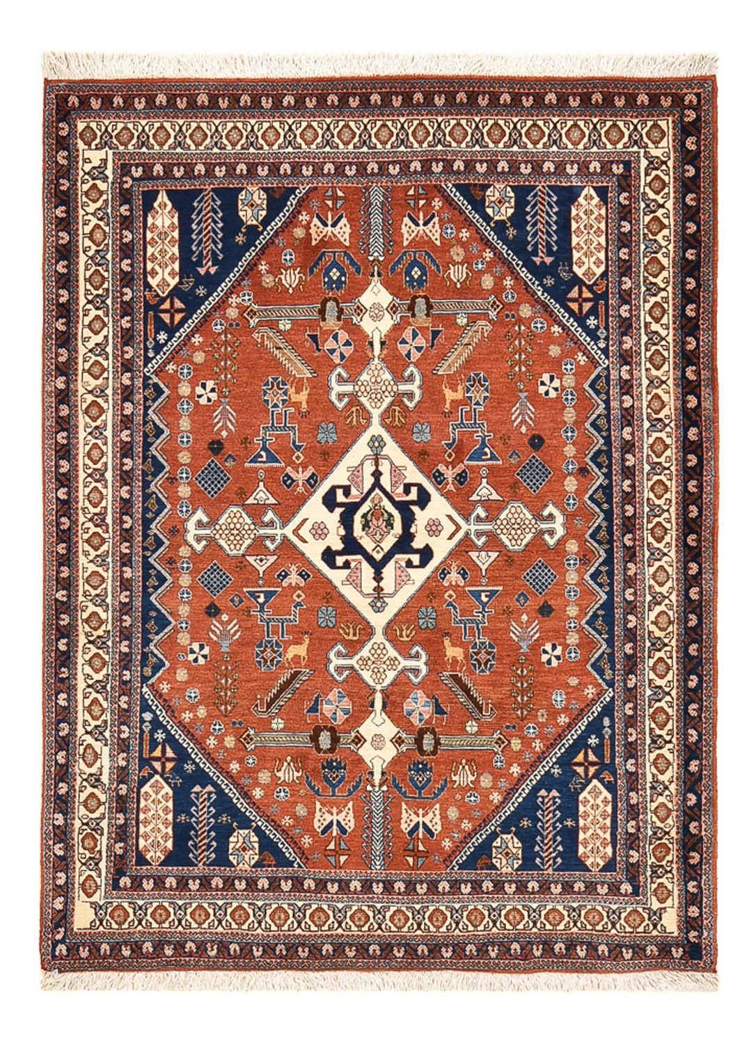 Gabbeh Rug - Kashkuli Perser - 157 x 113 cm - multicolored