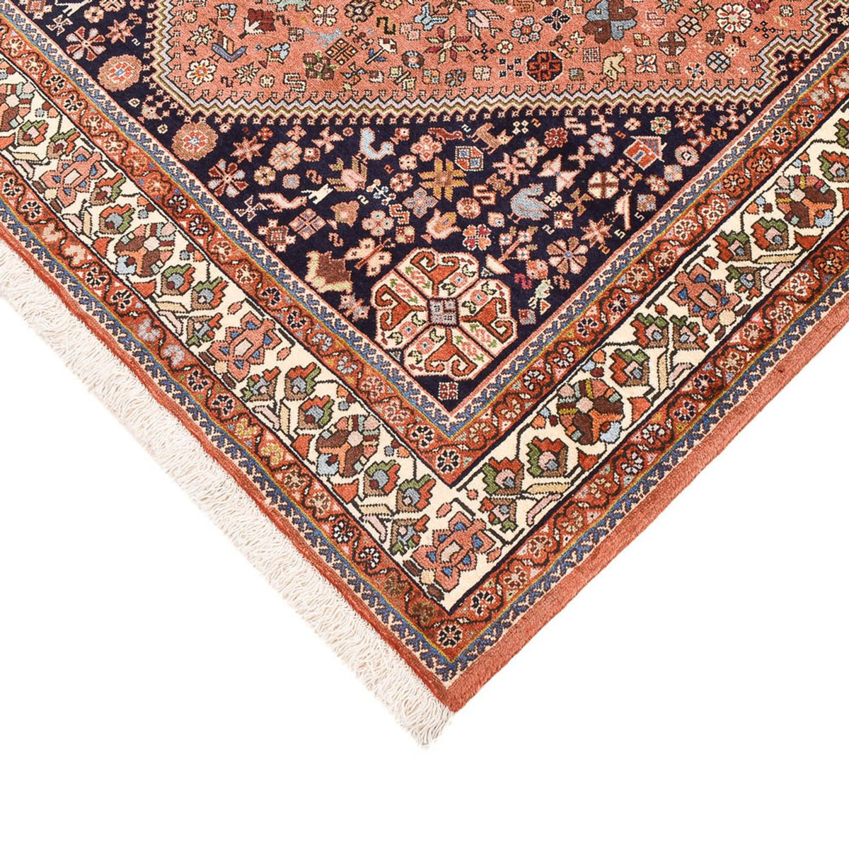 Gabbeh Rug - Kashkuli Perser - 197 x 145 cm - light red