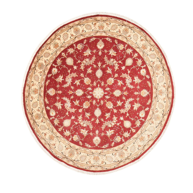 Perser Rug - Tabriz - Royal round  - 200 x 200 cm - red