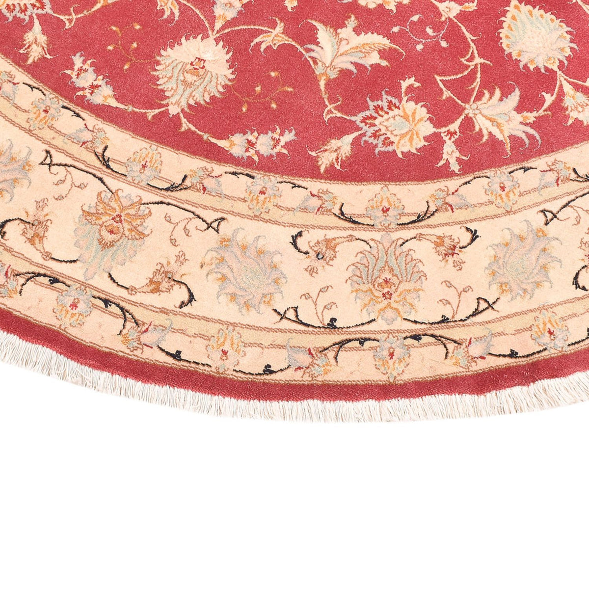 Perser Rug - Tabriz - Royal round  - 200 x 200 cm - red