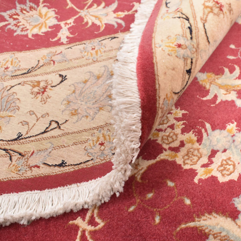 Perser Rug - Tabriz - Royal round  - 200 x 200 cm - red