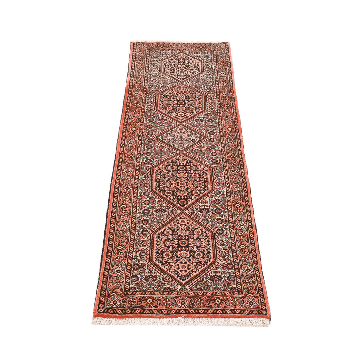 Runner Perser Rug - Bidjar - 198 x 57 cm - rust