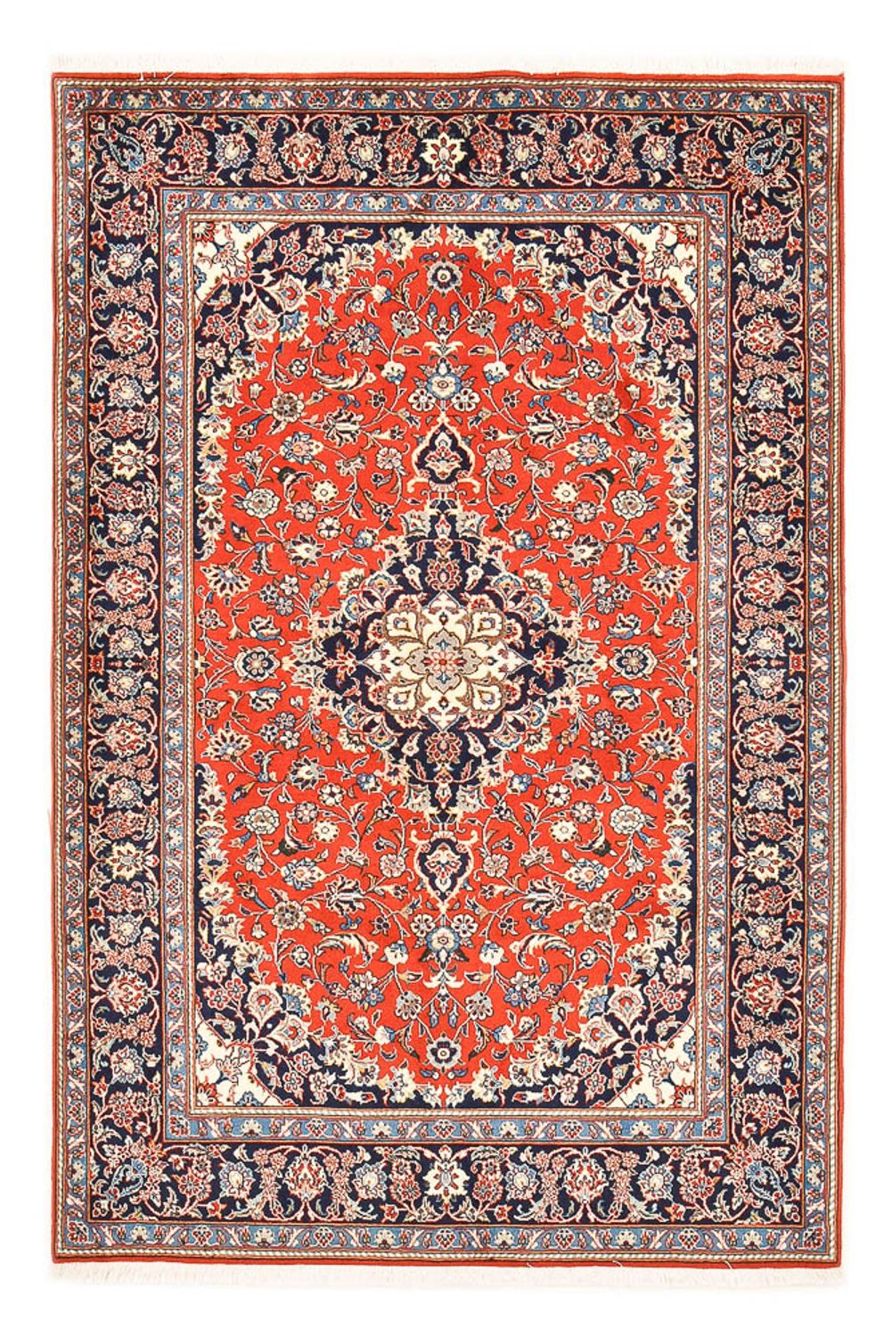 Perser Rug - Keshan - 220 x 141 cm - red