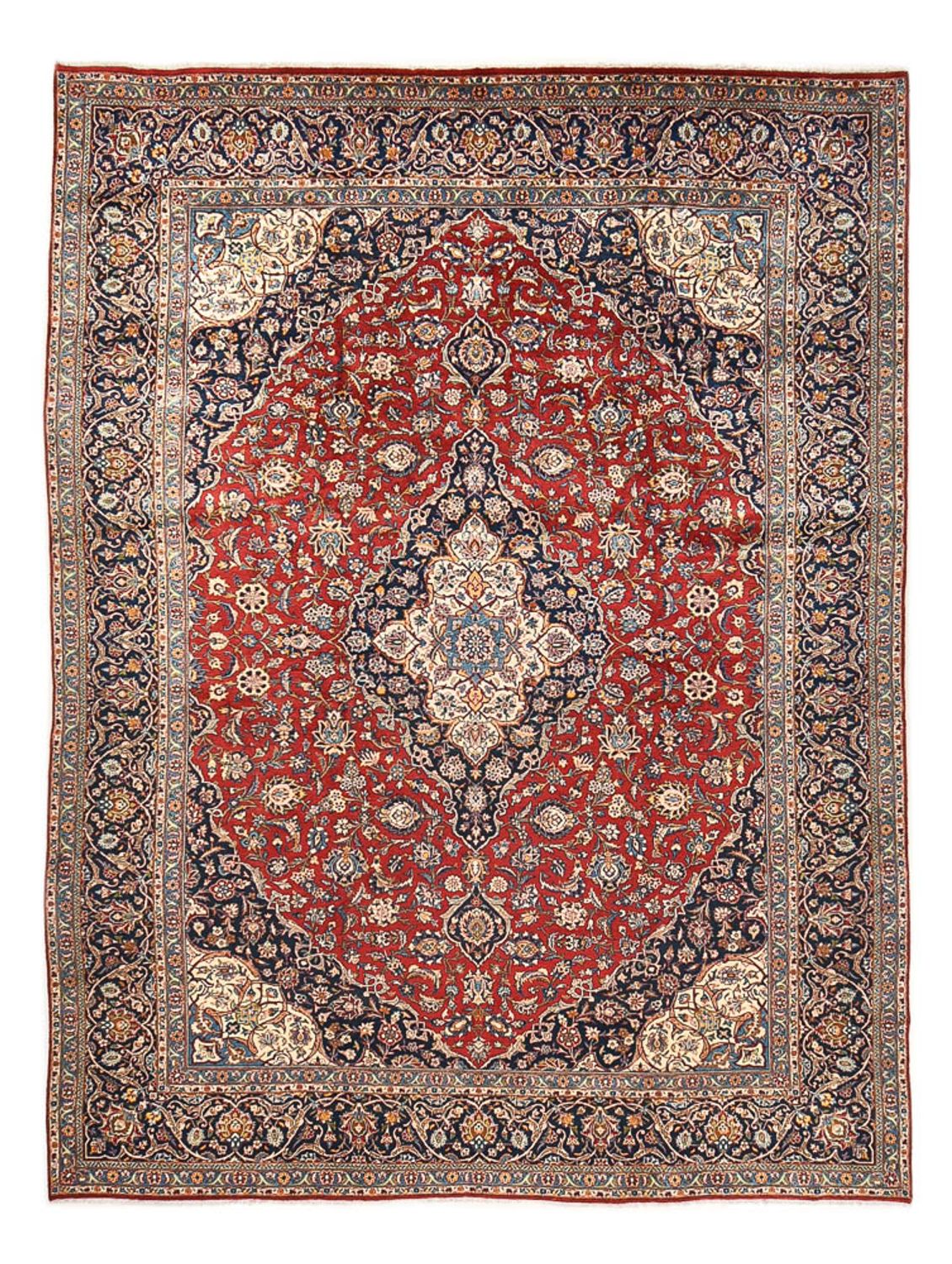 Perser Rug - Keshan - Royal - 437 x 318 cm - red
