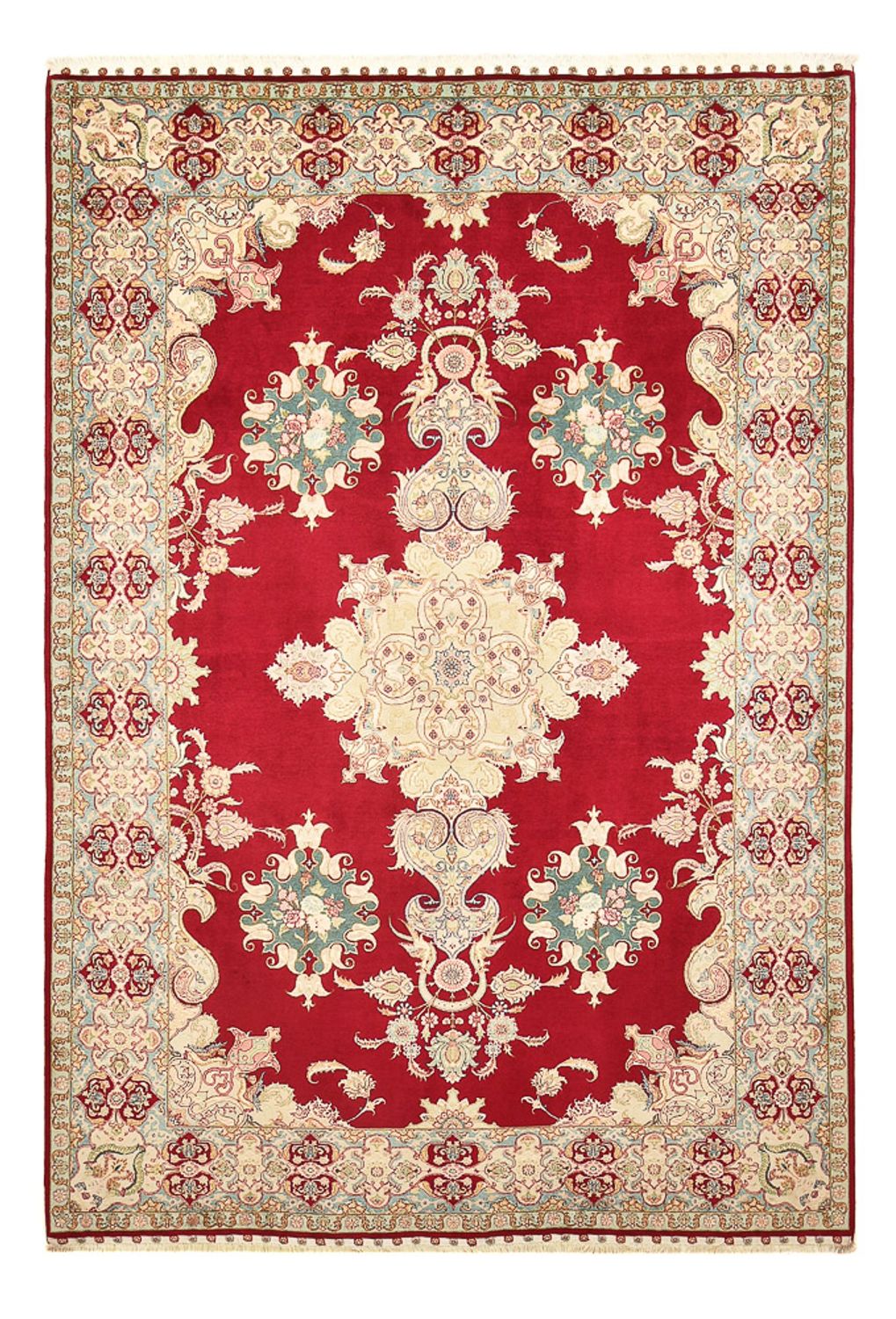 Perser Rug - Tabriz - Royal - 310 x 204 cm - red