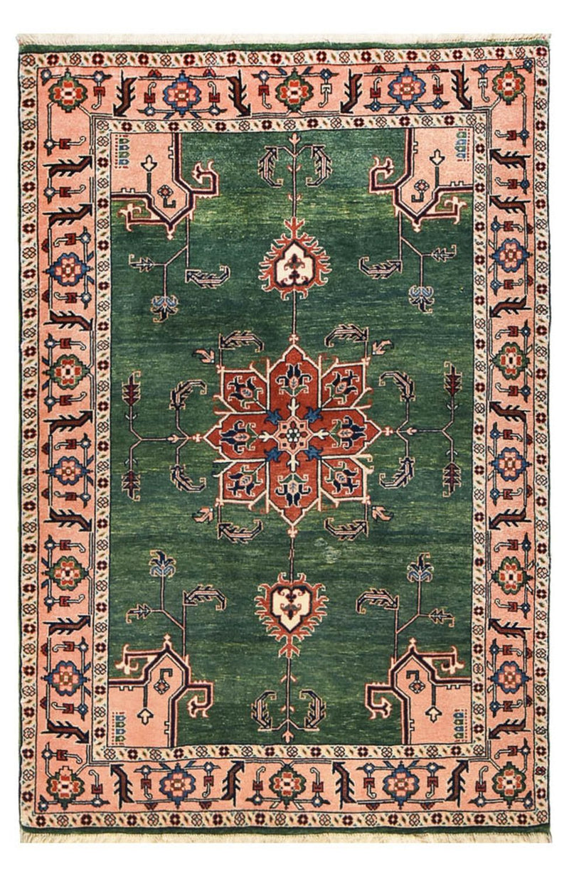 Perser Rug - Nomadic - 224 x 143 cm - green