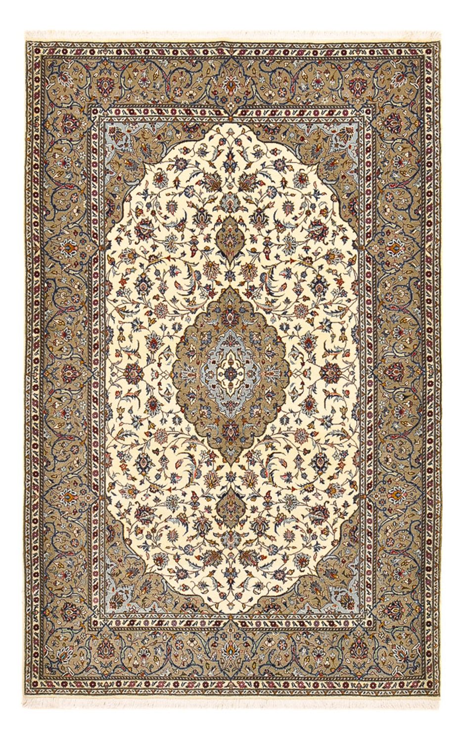 Perser Rug - Keshan - 225 x 142 cm - sand