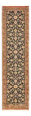 Runner Perser Rug - Ghom - Royal - 200 x 50 cm - dark beige