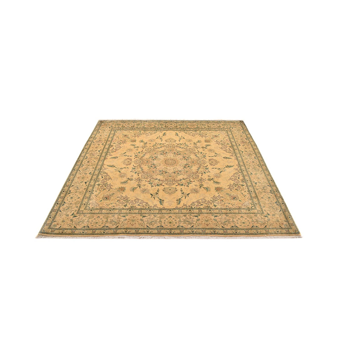 Perser Rug - Tabriz - Royal square  - 200 x 190 cm - yellow