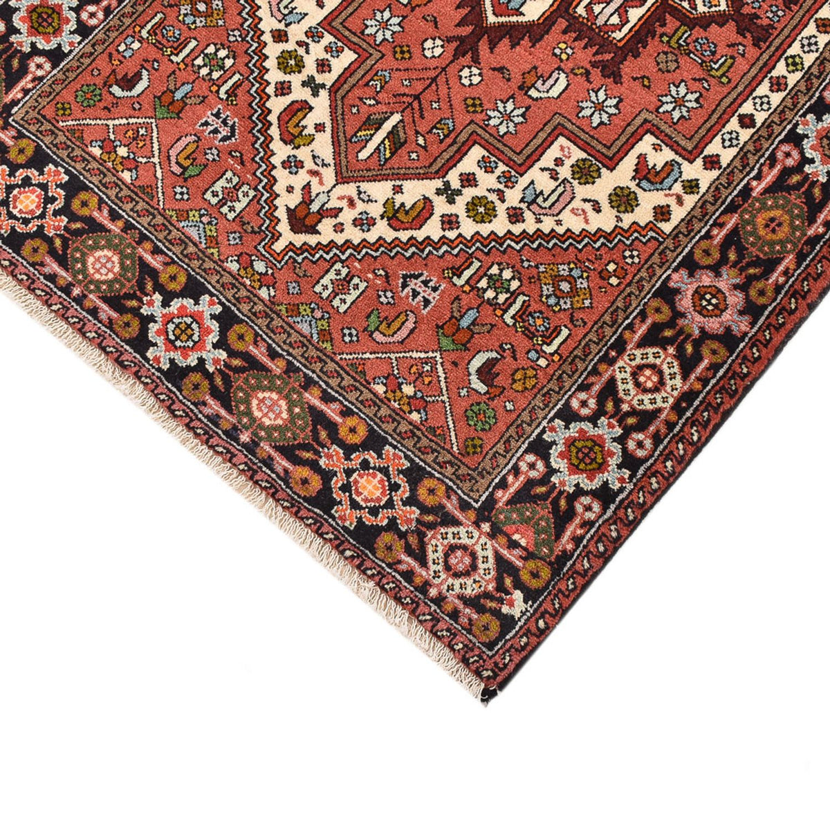 Perser Rug - Nomadic - 123 x 73 cm - light red
