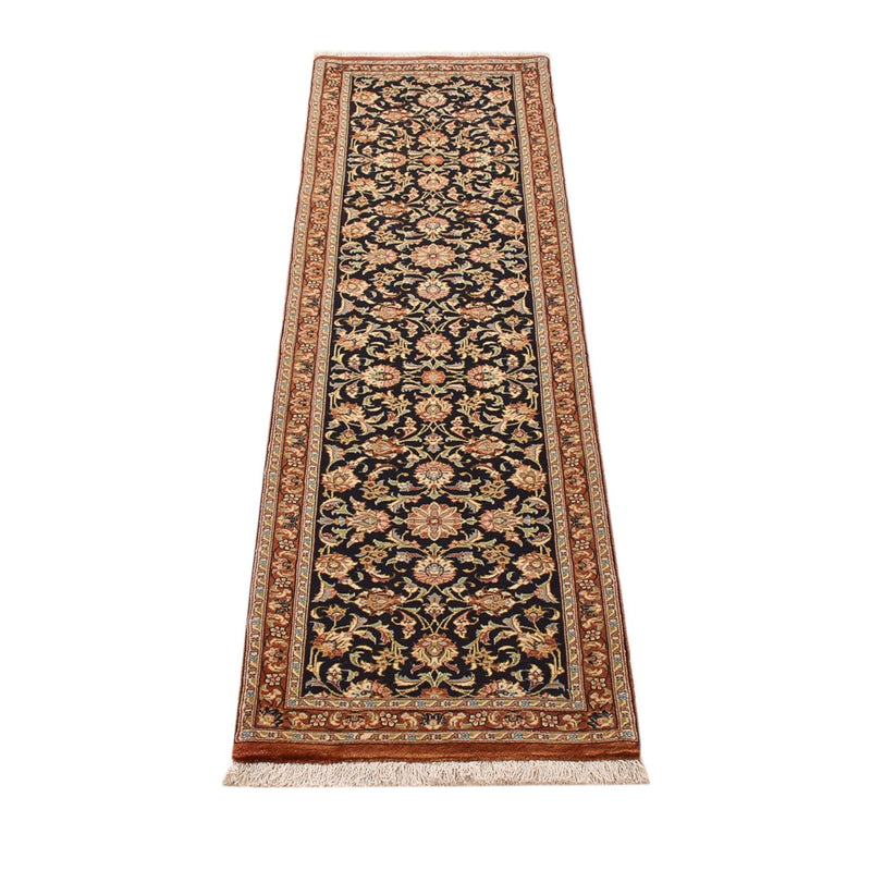 Runner Perser Rug - Ghom - Royal - 205 x 52 cm - dark beige