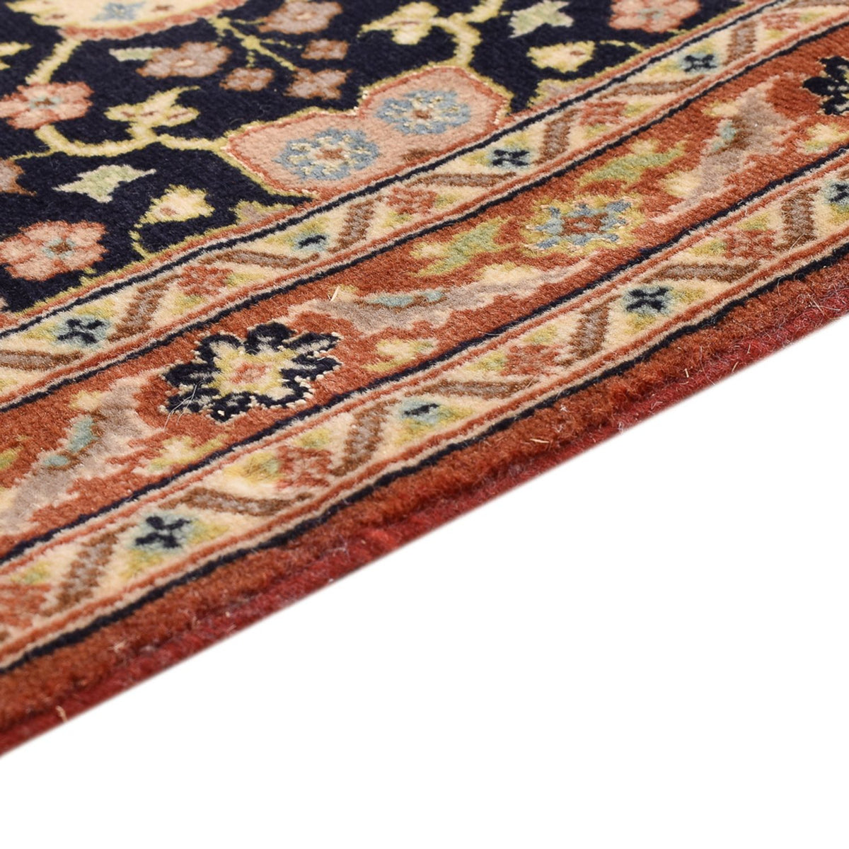 Runner Perser Rug - Ghom - Royal - 209 x 50 cm - dark beige