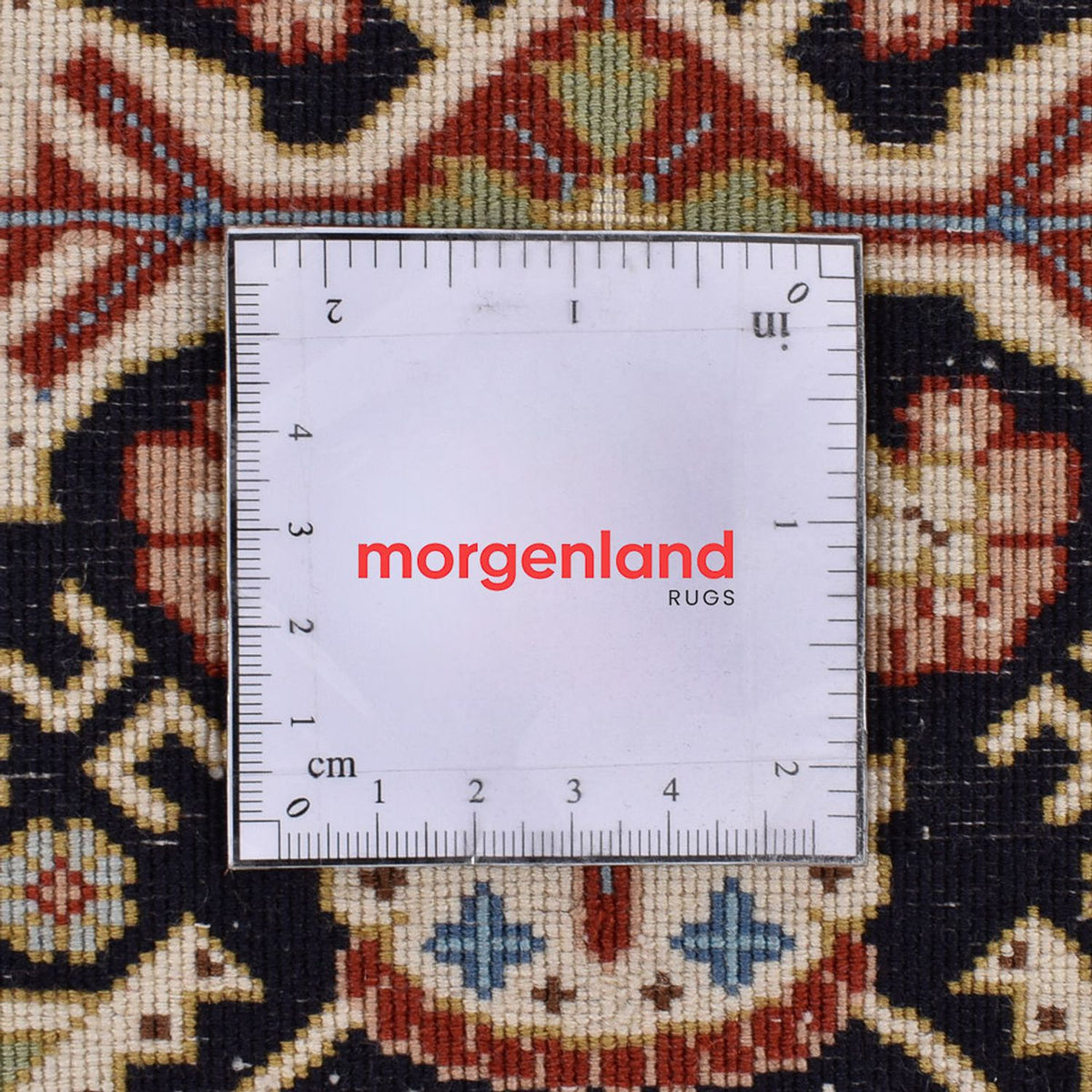 Runner Perser Rug - Ghom - Royal - 209 x 50 cm - dark beige