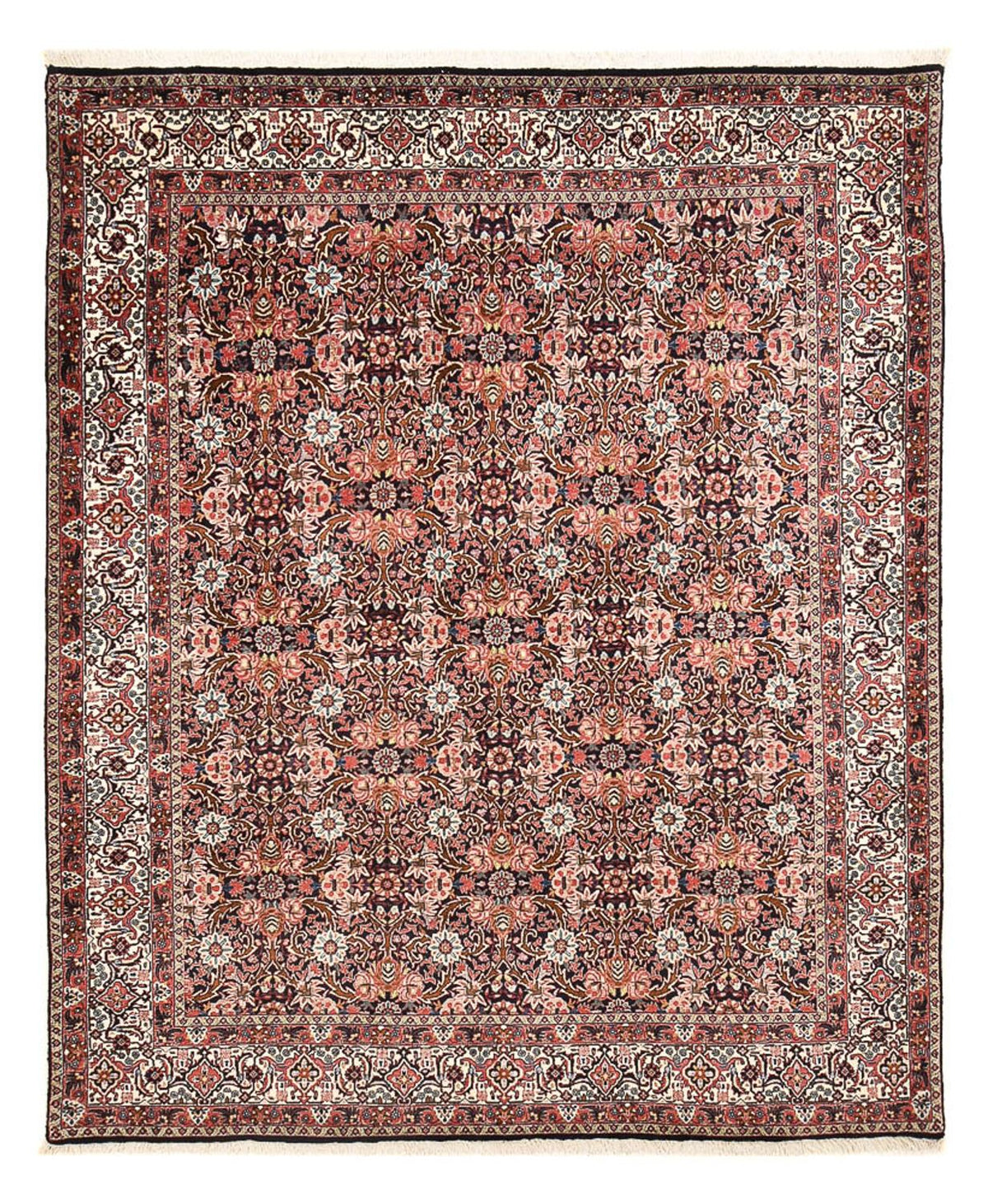 Perser Rug - Bidjar - 247 x 204 cm - dark red