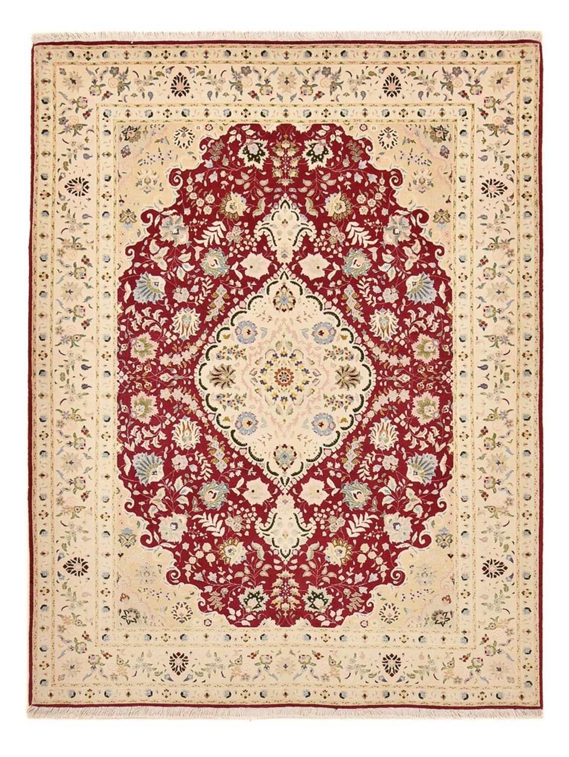Perser Rug - Tabriz - Royal - 210 x 153 cm - red