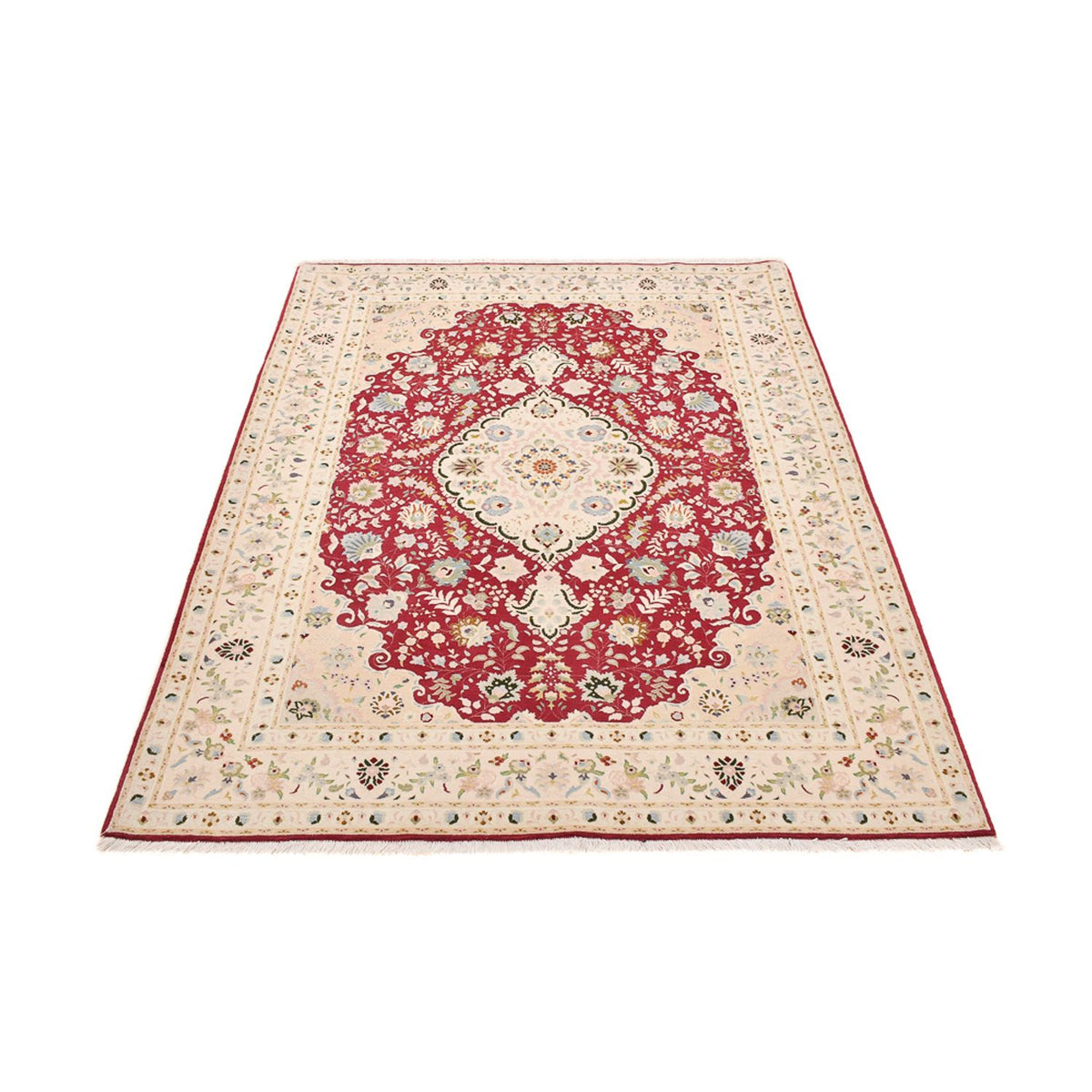 Perser Rug - Tabriz - Royal - 210 x 153 cm - red