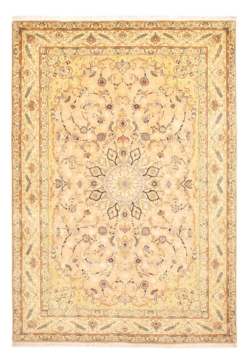 Perser Rug - Tabriz - Royal - 294 x 203 cm - yellow