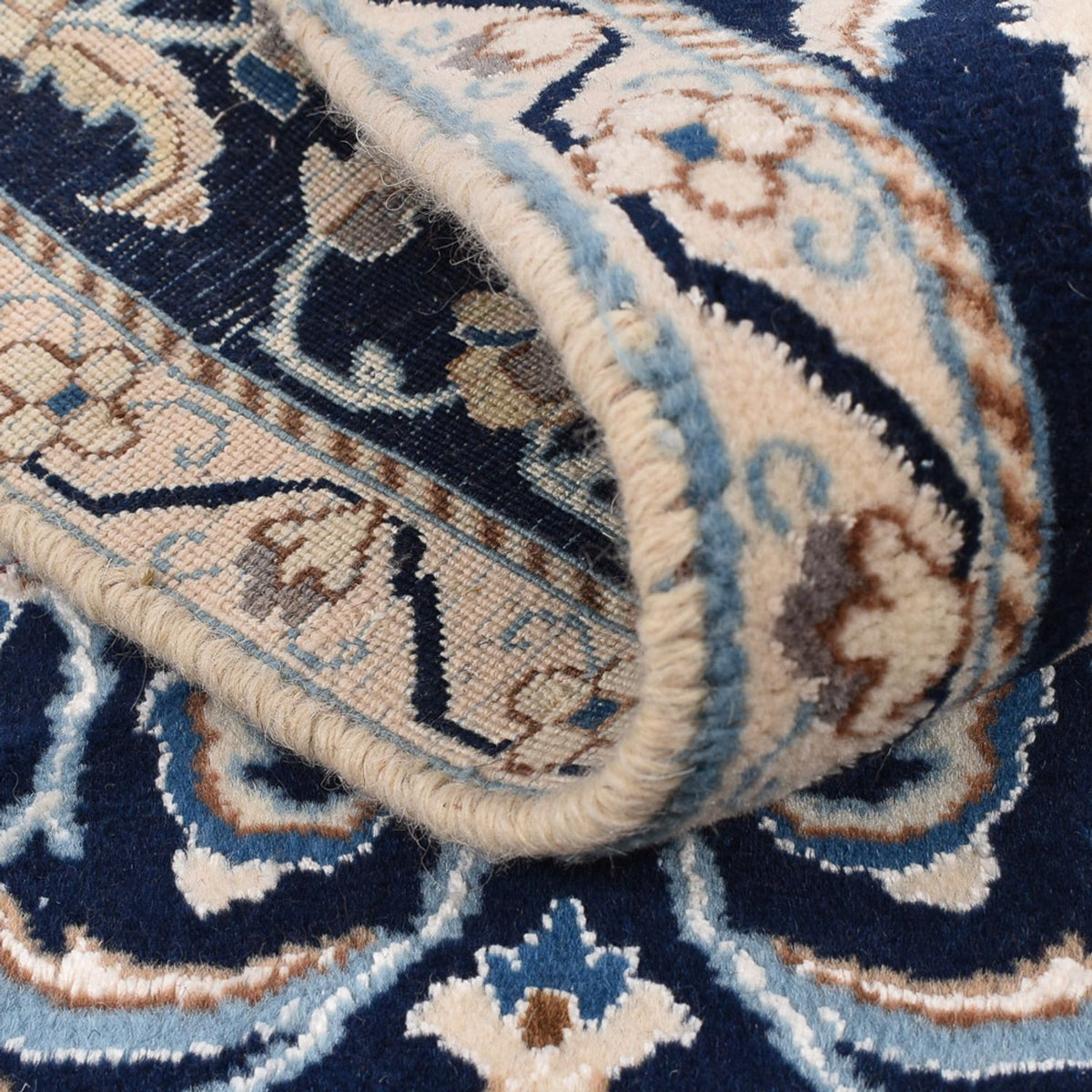 Runner Perser Rug - Nain - Royal - 185 x 56 cm - dark blue