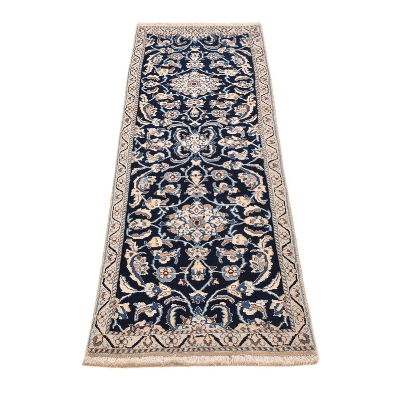 Runner Perser Rug - Nain - Royal - 185 x 56 cm - dark blue