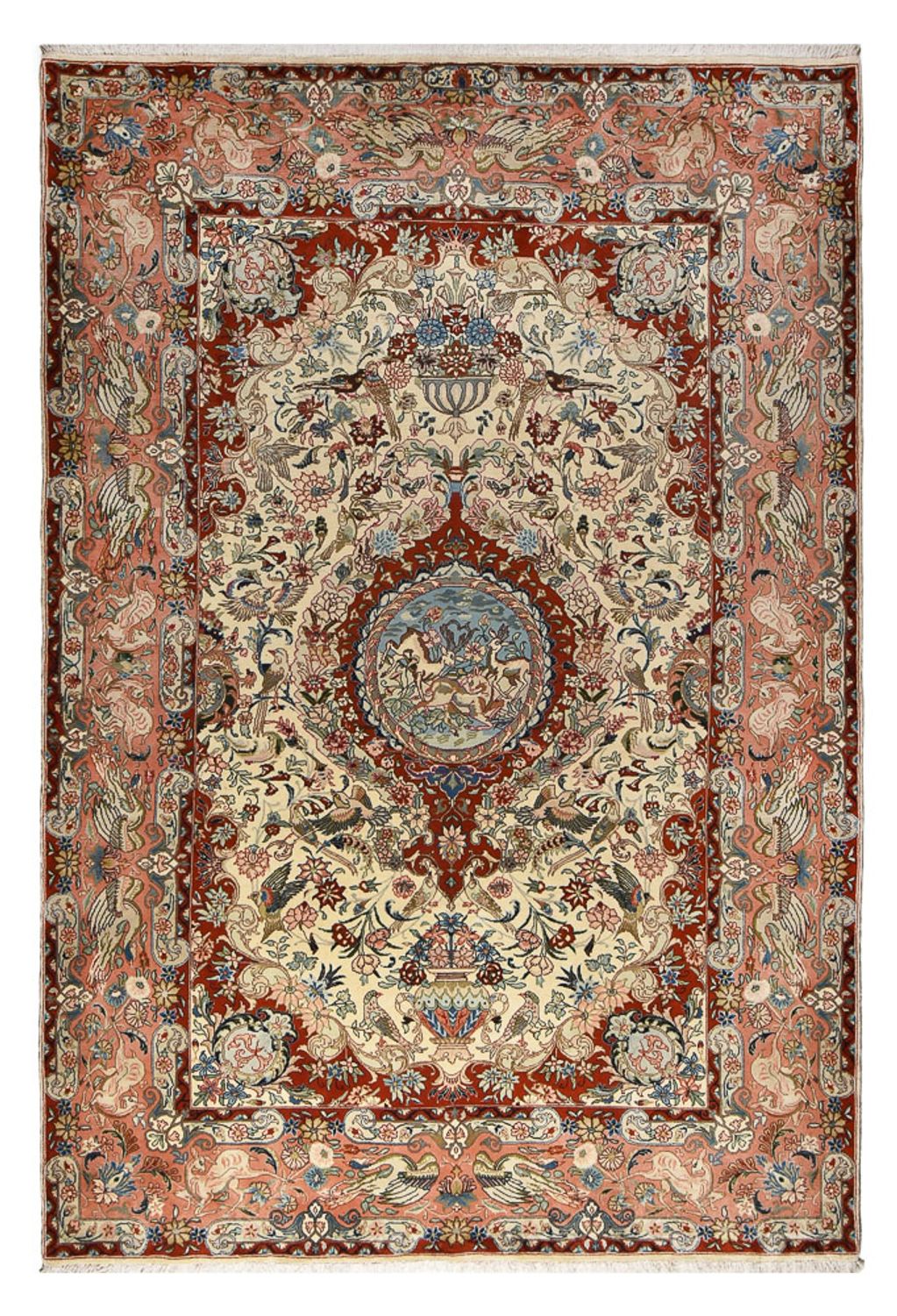 Perser Rug - Keshan - 322 x 221 cm - sand