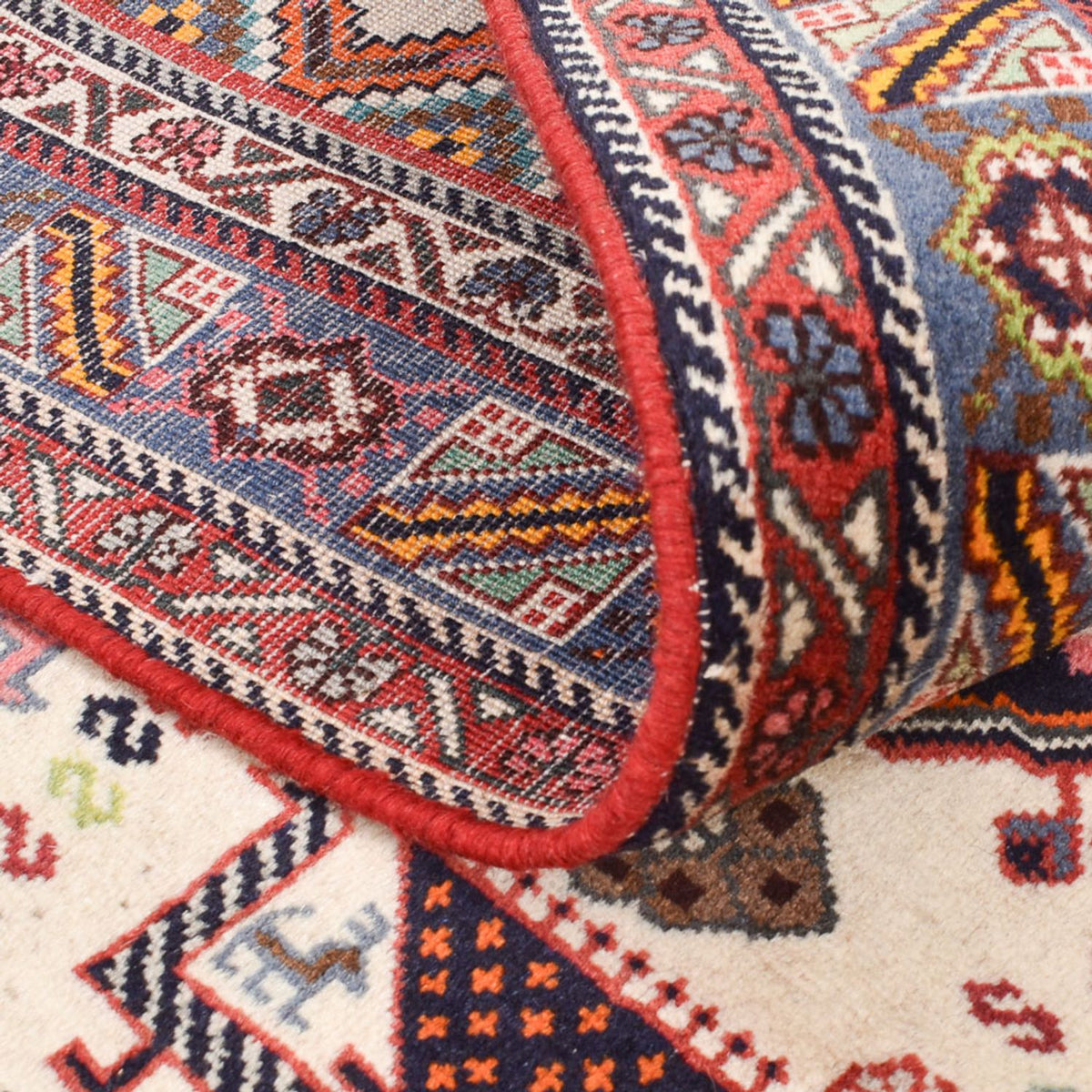 Gabbeh Rug - Kashkuli Perser - 197 x 140 cm - multicolored