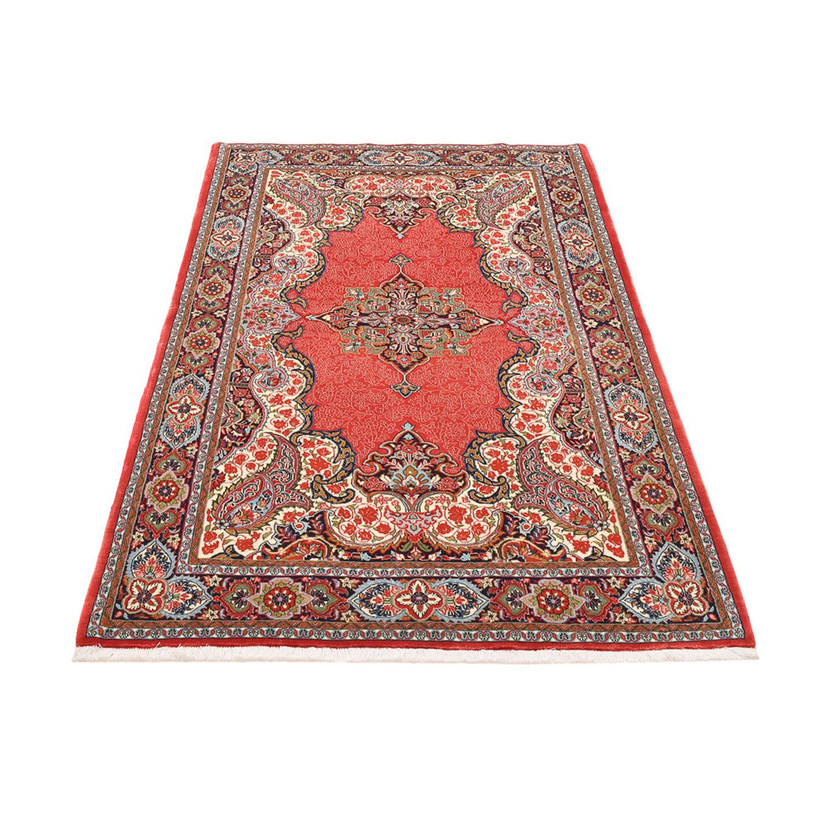 Perser Rug - Ghom - Royal - 205 x 132 cm - red