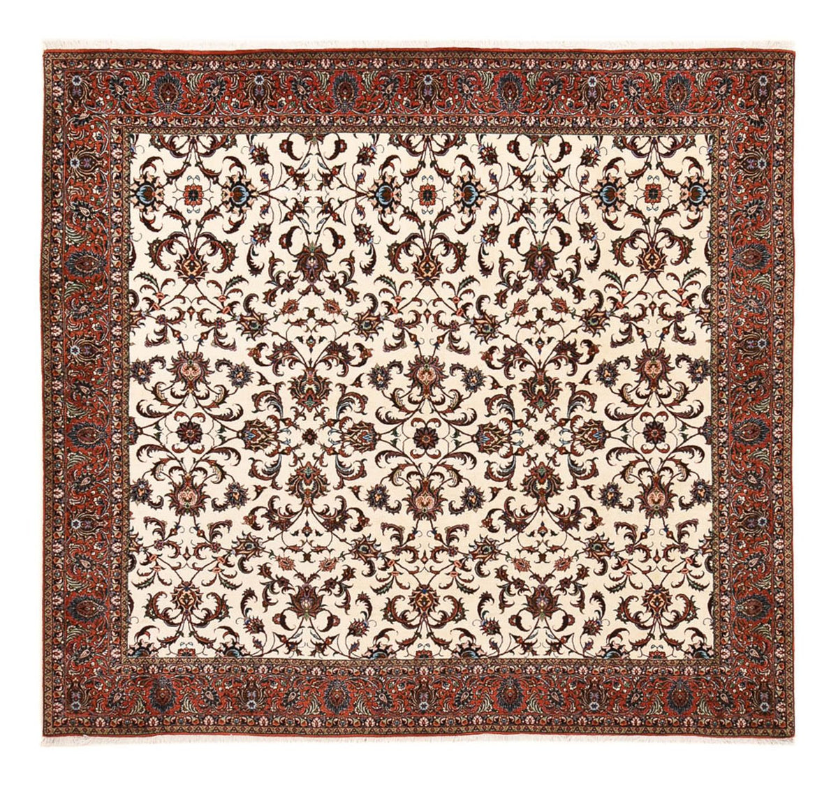 Perser Rug - Bidjar square  - 251 x 241 cm - cream