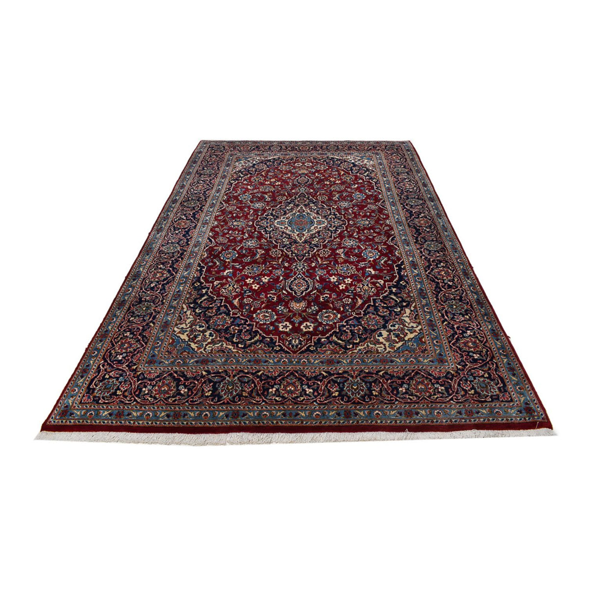 Perser Rug - Keshan - 314 x 198 cm - dark red