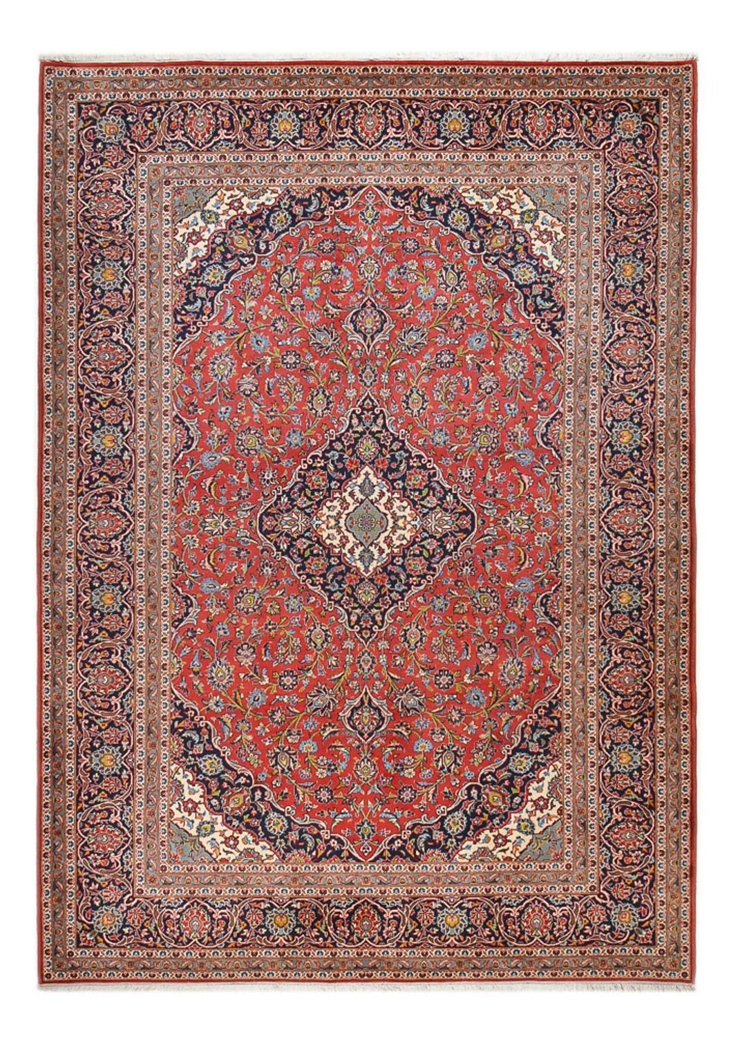 Perser Rug - Keshan - 350 x 246 cm - red