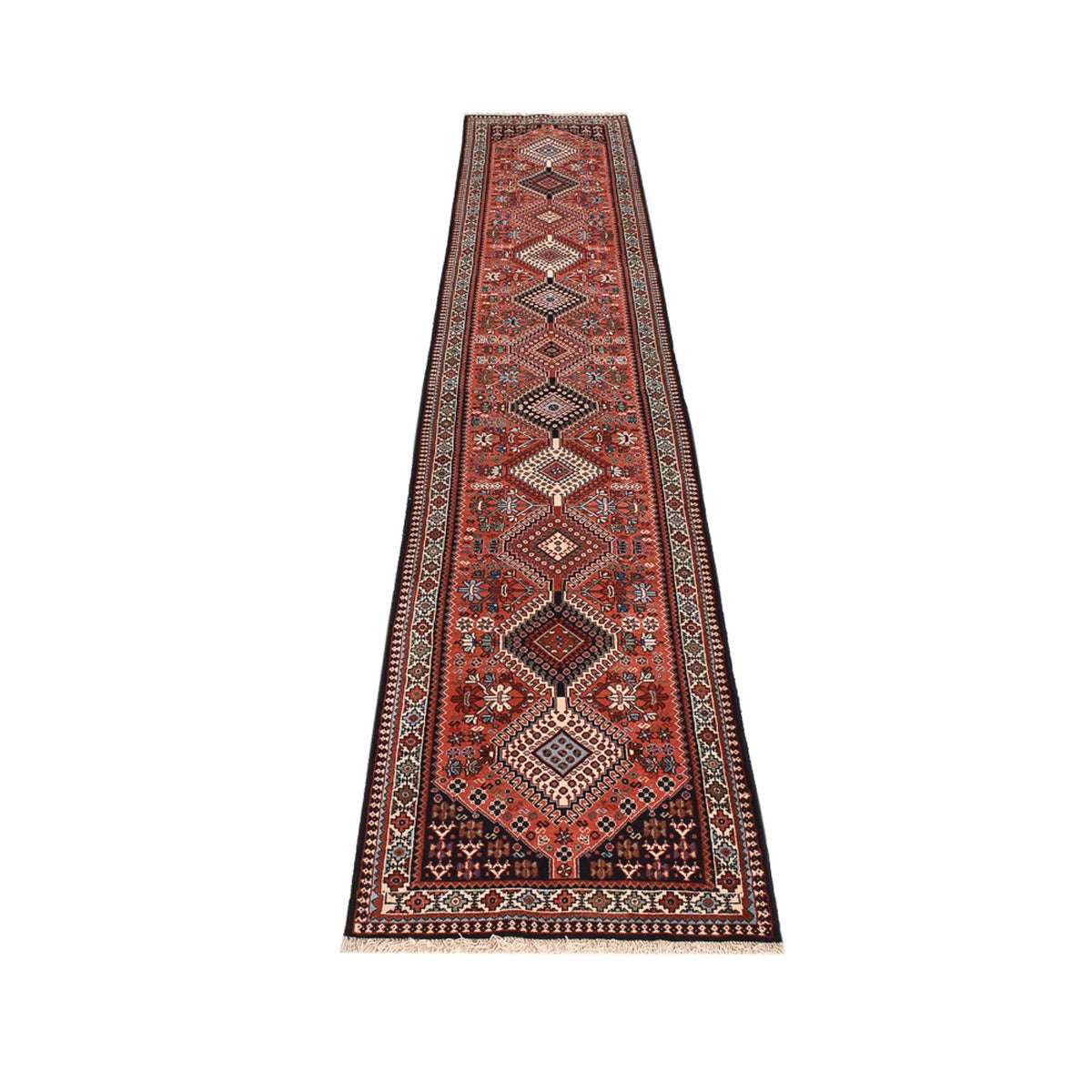 Runner Perser Rug - Nomadic - 407 x 74 cm - light red