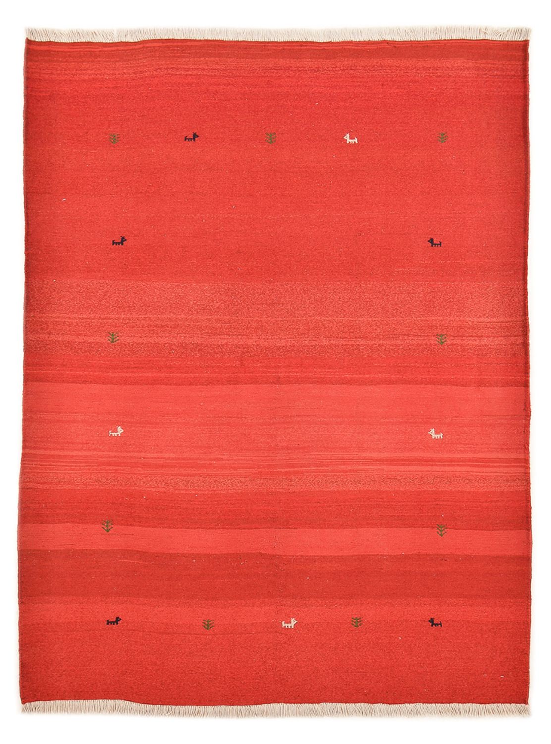 Gabbeh Rug - Perser - 227 x 174 cm - red