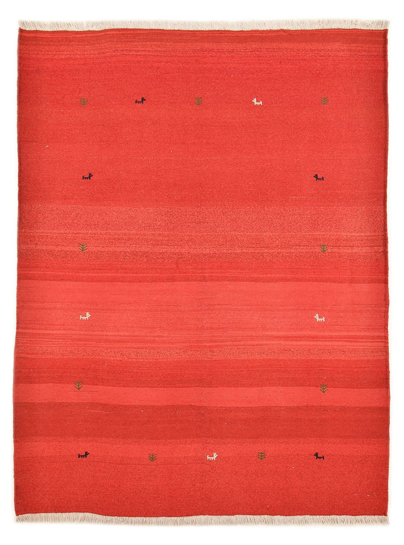 Gabbeh Rug - Perser - 227 x 174 cm - red
