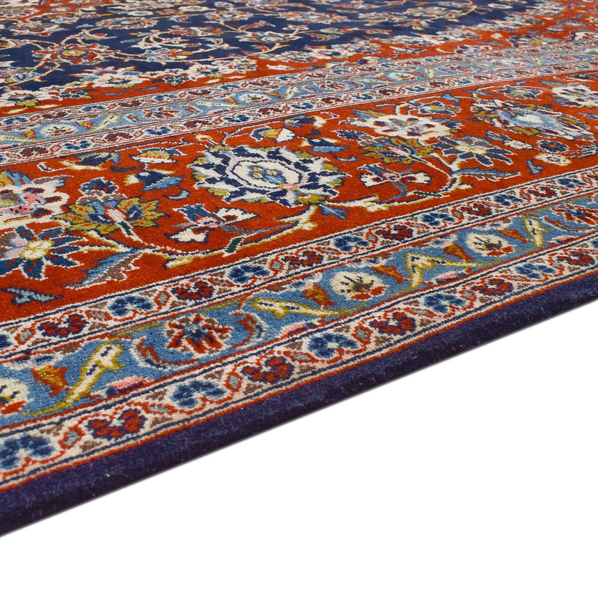 Perser Rug - Keshan - 350 x 255 cm - dark blue