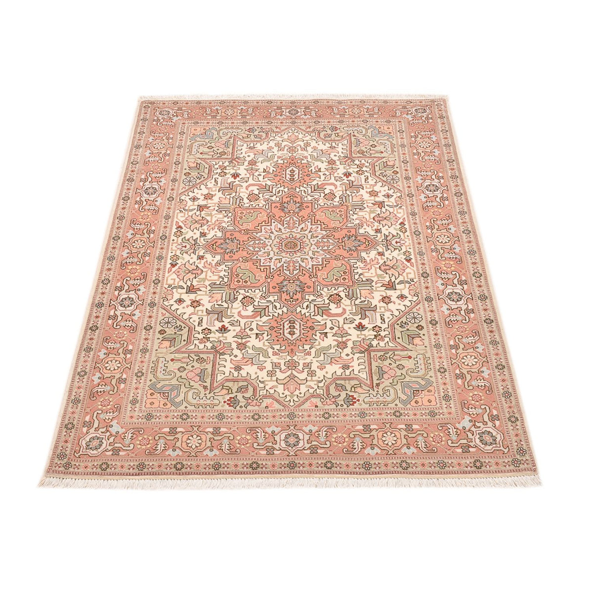 Perser Rug - Tabriz - Royal - 159 x 102 cm - light red