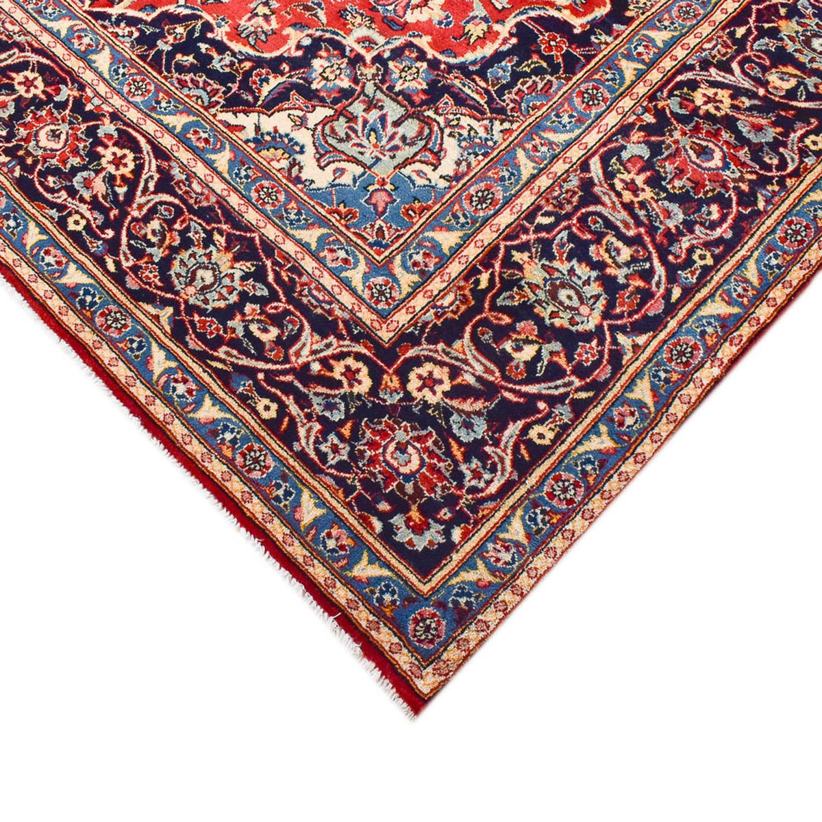 Perser Rug - Keshan - 344 x 250 cm - red
