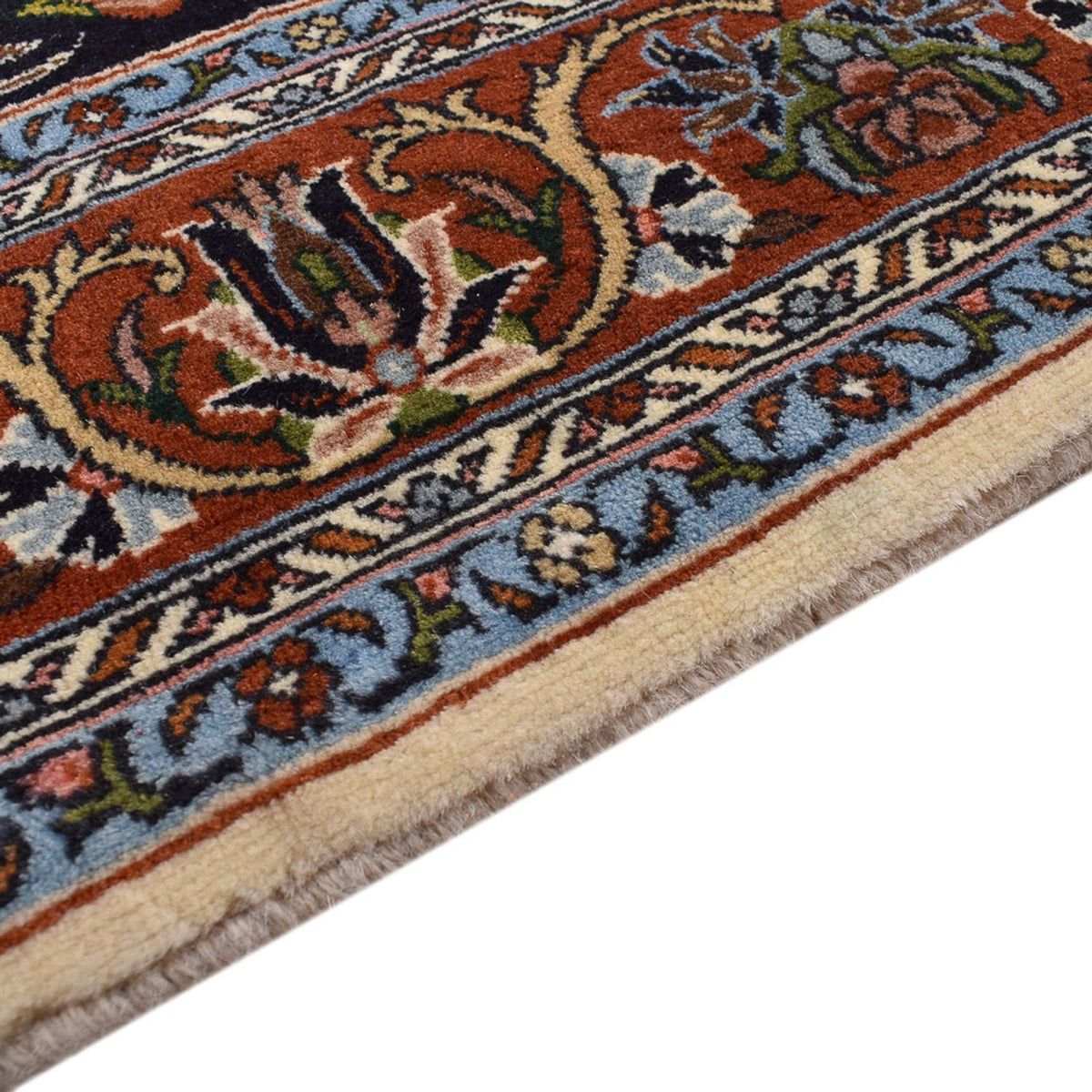 Sarouk Rug 131x217cm - Persian Rugs - light beige
