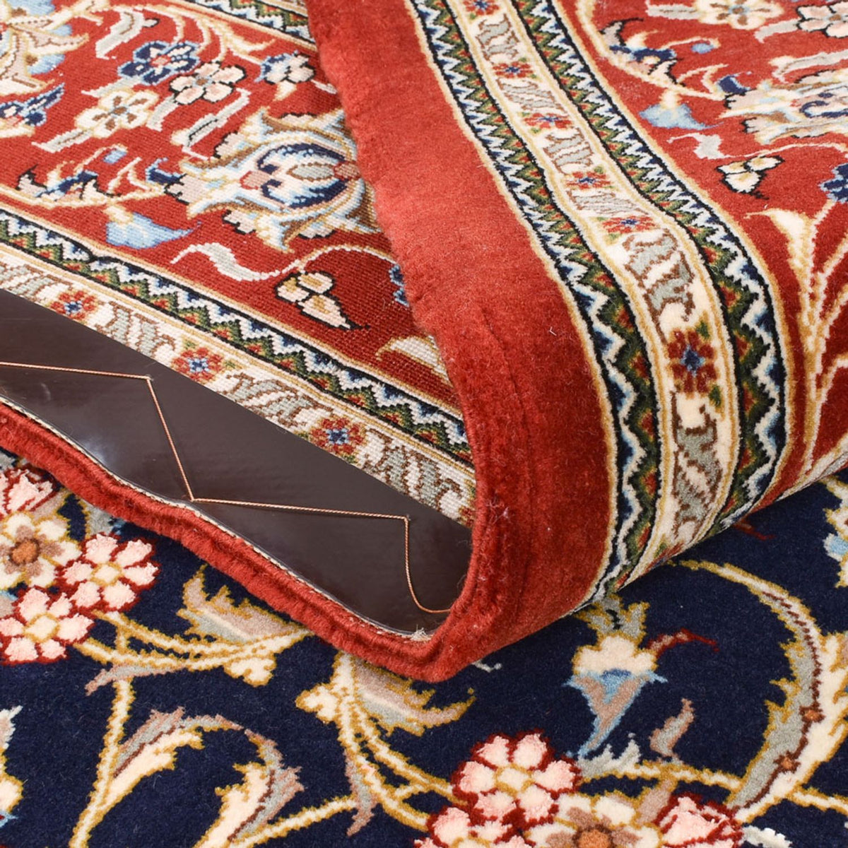 Perser Rug - Ghom - Royal - 204 x 133 cm - dark blue