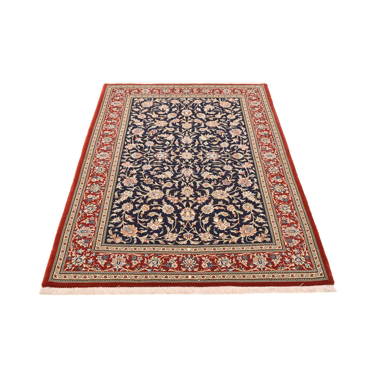 Perser Rug - Ghom - Royal - 204 x 133 cm - dark blue